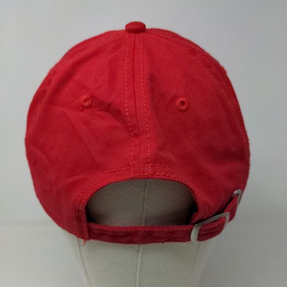 Unbranded Men's Slideback Hat Red Size Adult Blank Adjustable - Picture 5 of 8